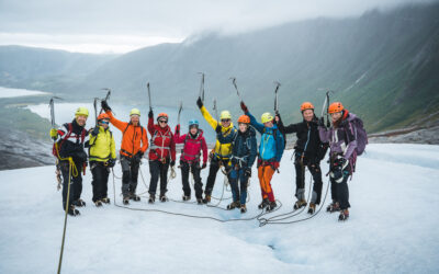 Glacier hiking